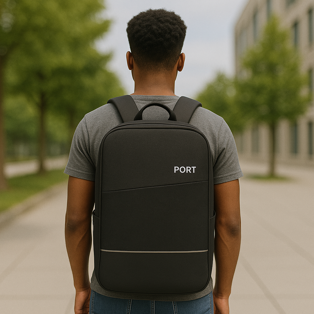 Port Jozi 15.6" Laptop Backpack – Modern Look, Reliable Function