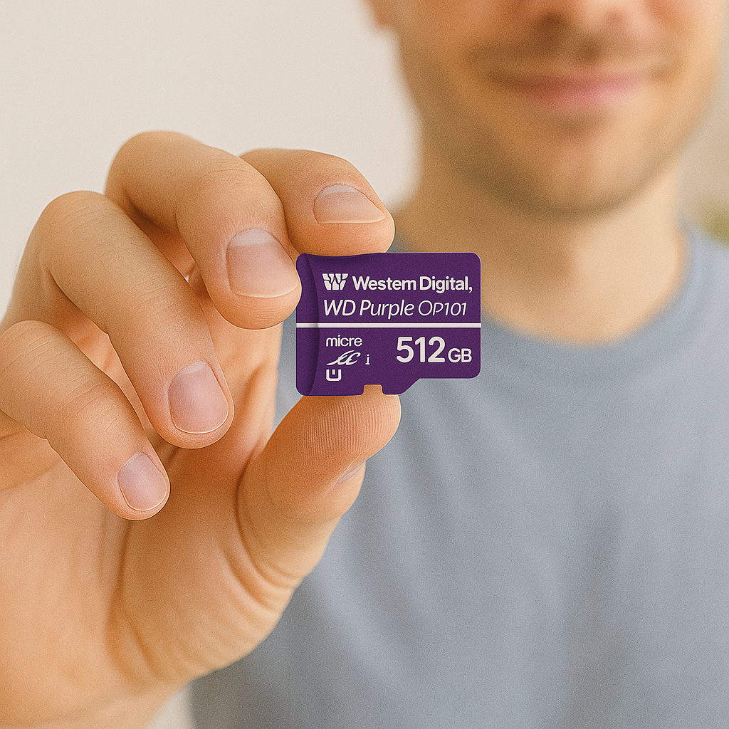 WD Purple 512GB microSDXC Card – Ultra Endurance Storage for Continuous Surveillance