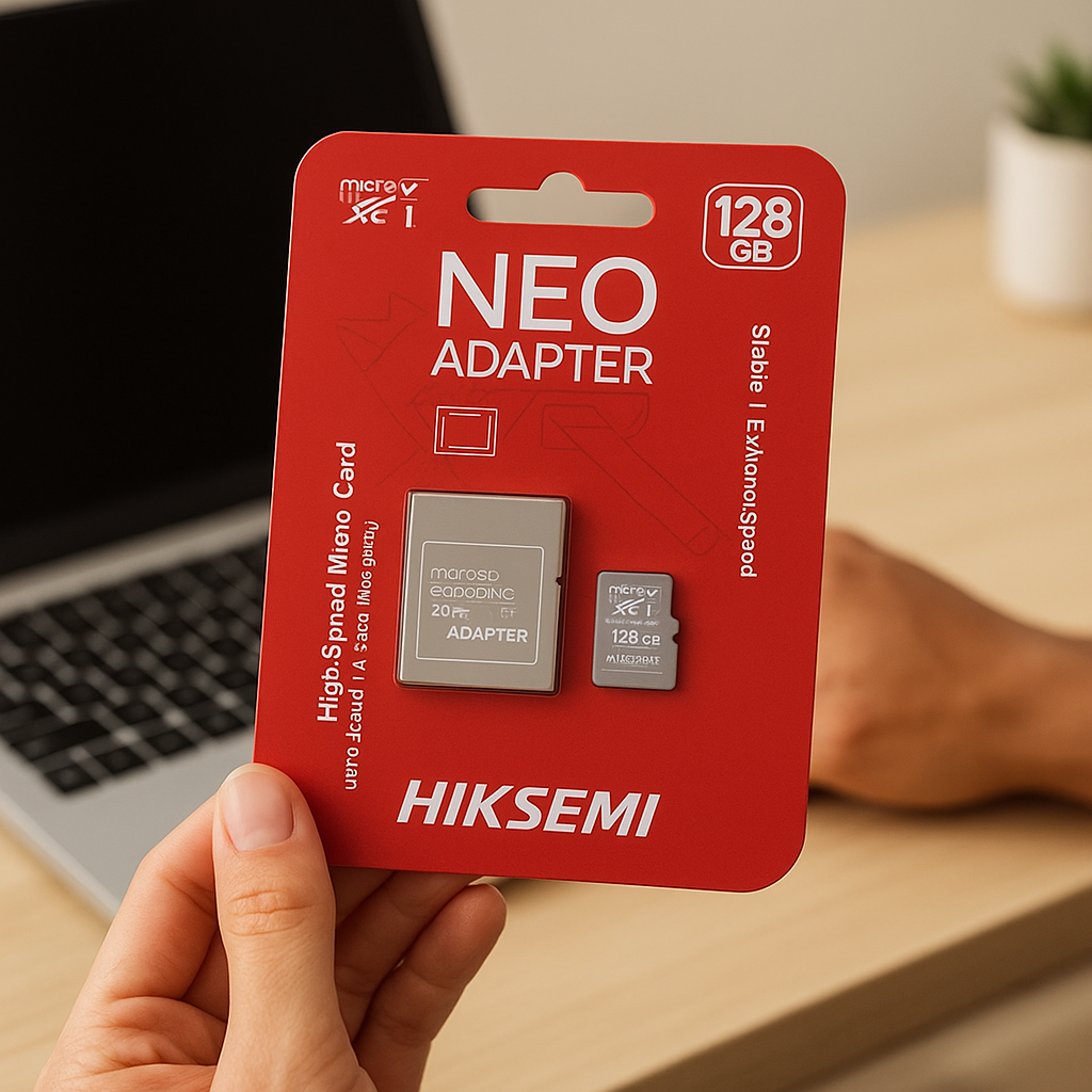 Hiksemi Neo 256GB microSDHC Card – Fast, Versatile Storage with SD Adapter Included