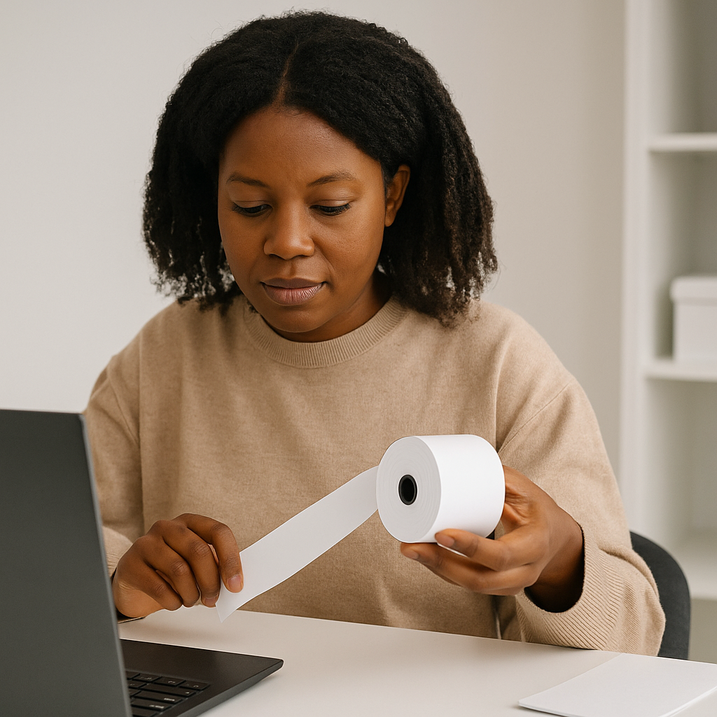 80mm x 83m Thermal Paper Roll – Crisp, Reliable Printing for POS Systems