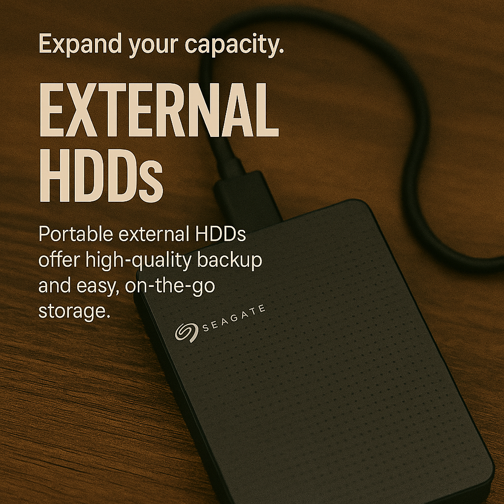 External HDDs