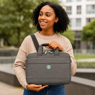 Port Yosemite Eco Toploader 13–14" – Sustainable Style and Smart Laptop Protection