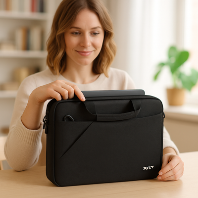 Port Sydney 10–12" Notebook Top Loader – Compact Protection with Sleek Urban Style