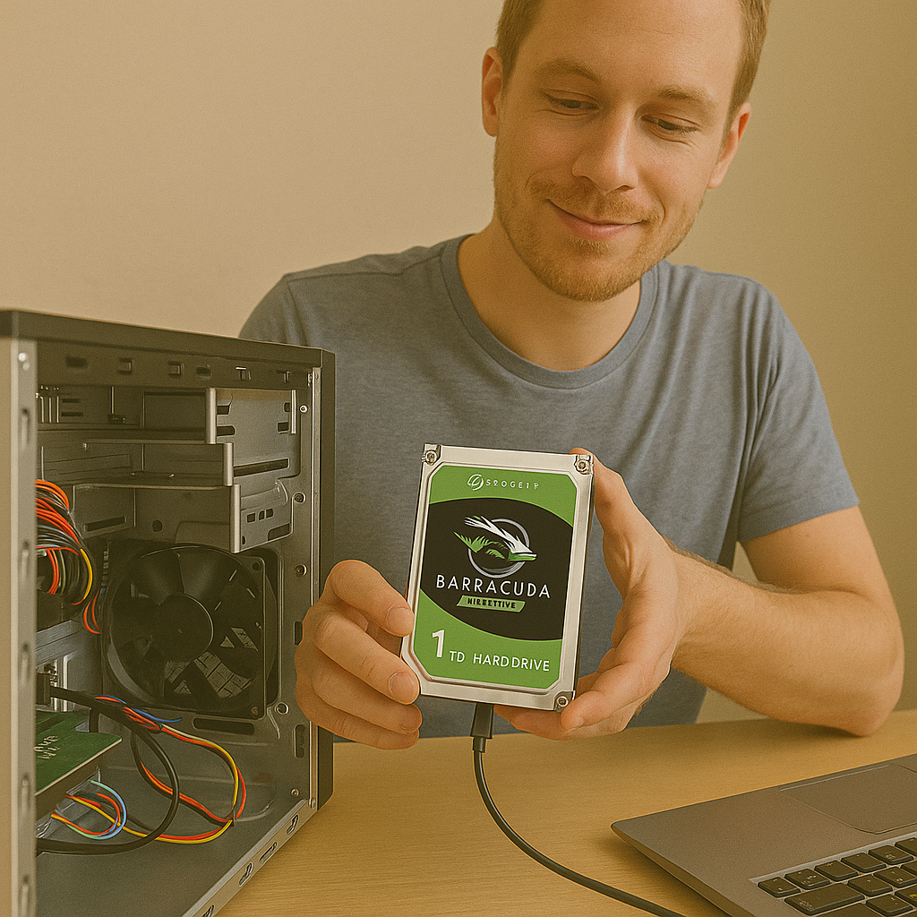 Seagate 1TB 2.5" BarraCuda HDD – Slim, Fast, and Built to Store More