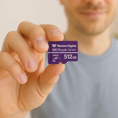 WD Purple 512GB microSDXC Card – Ultra Endurance Storage for Continuous Surveillance