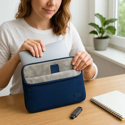 Port Milano 10–12.5" Notebook Sleeve – Premium Texture, Urban Style, Everyday Protection