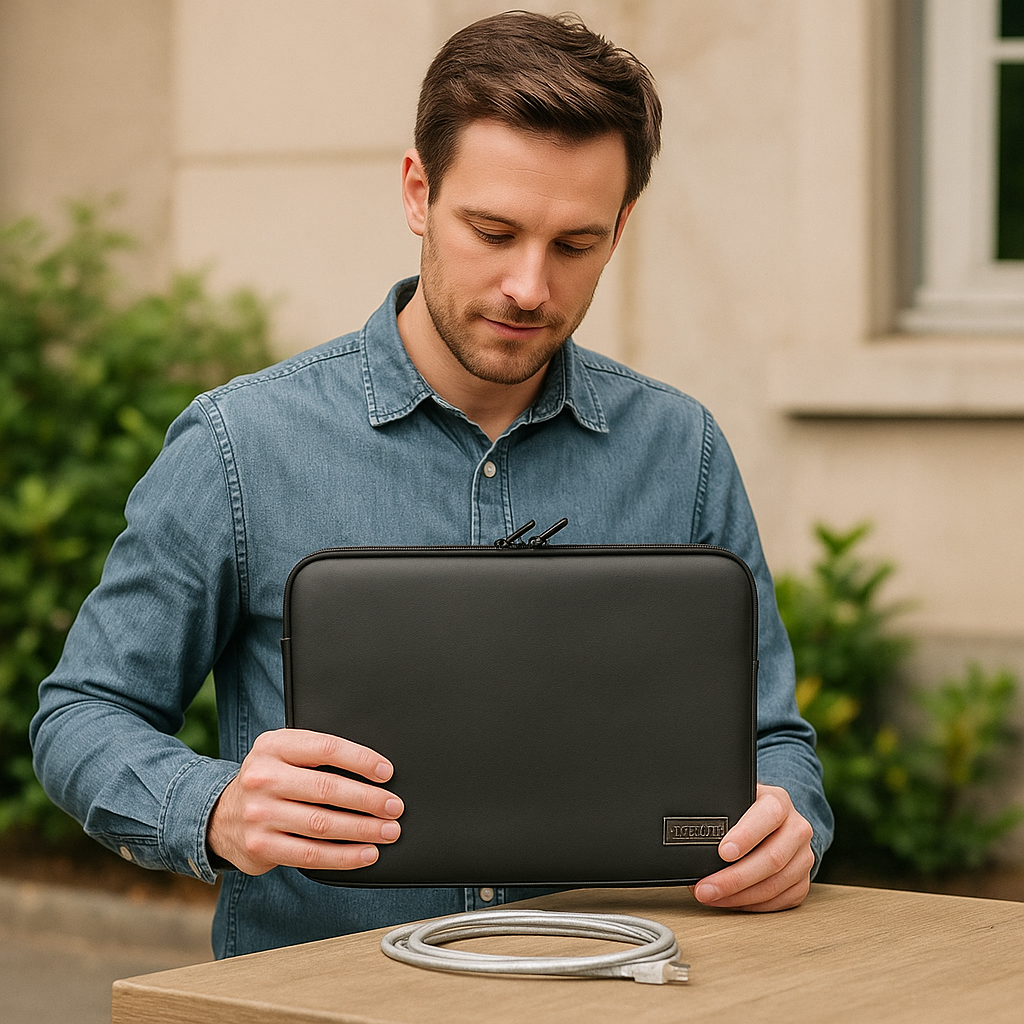 Port Zurich 12" Laptop Sleeve – Sleek, Slim, and Built for Everyday Protection