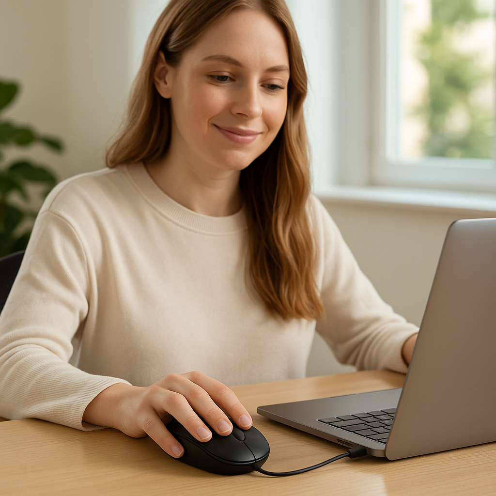 Logitech M90 USB Mouse – Reliable, Plug-and-Play Simplicity