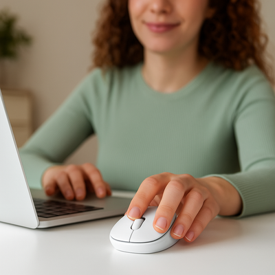 Logitech M171 Wireless Mouse – Simple, Reliable Wireless in a Sleek Off-White Finish